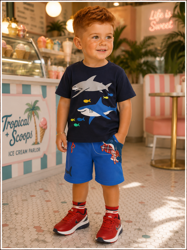 Tropical Tides™ Shark Adventure Shorts