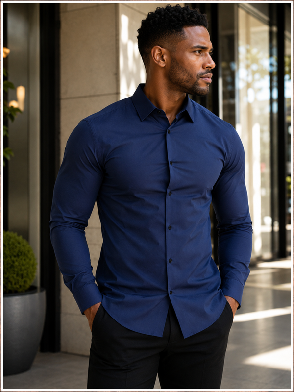 Executive Elite Stretch Button-Up Shirt