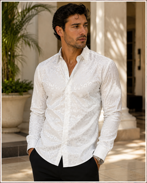 Valorith Men's Classic Button-Front Stretch