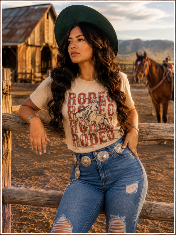 Rodeo Spirit Vintage Graphic Tee