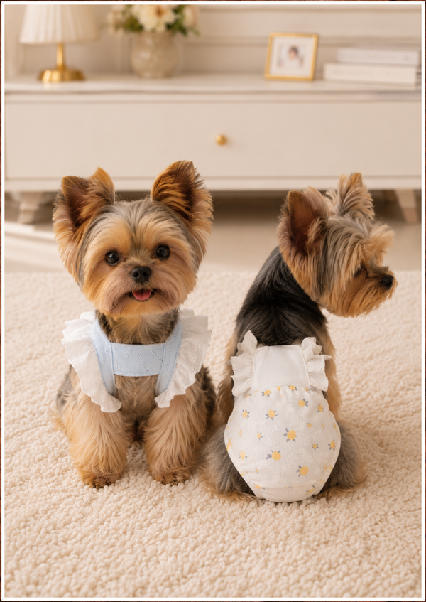🩲🌸 BlossomCare™ Lace Pet Diaper Cover