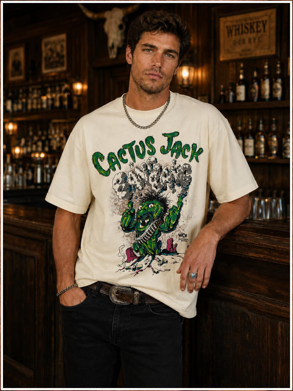 Cactus Jack Western Graphic Short Sleeve T-Shirt