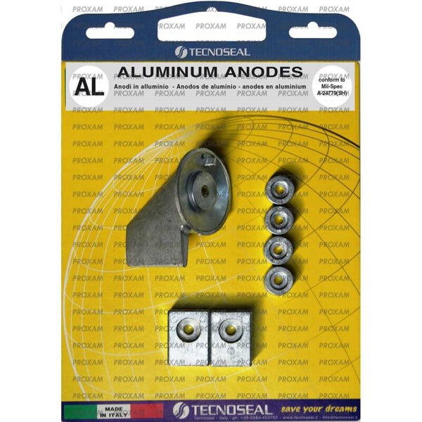 Kit anodes aluminium Suzuki DF40 / DF50 / DF60