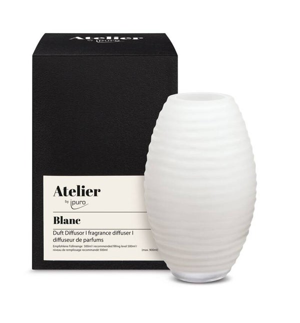 NEW Atelier by ipuro BLANC diffuser vaas medium 900ml 26ATL1311