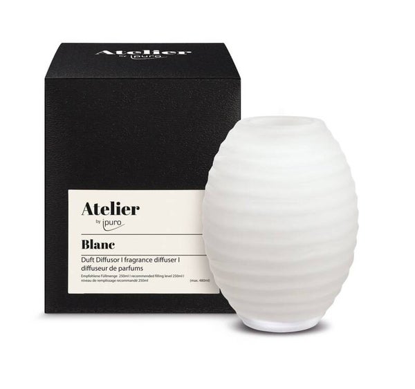 NEW Atelier by ipuro BLANC diffuser vaas small 480ml 26ATL1310
