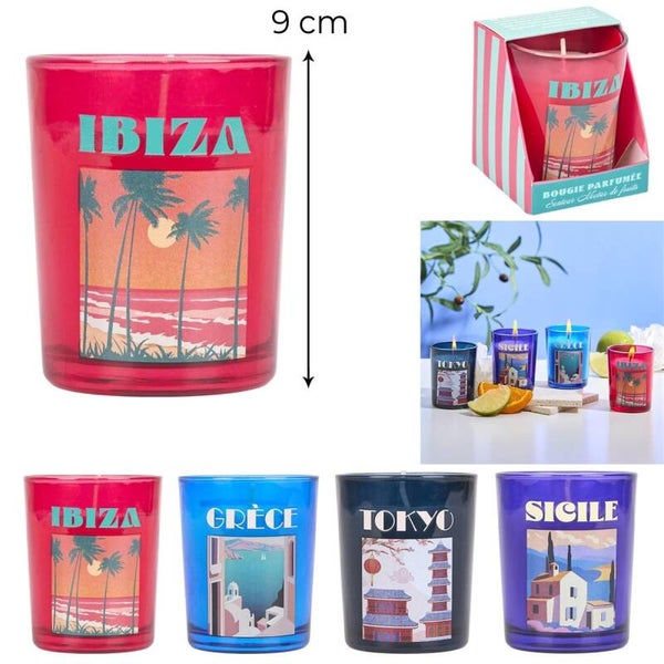 Geparfumeerde kaars VOYAGE Dolce vita 9cm 70CMBO0189