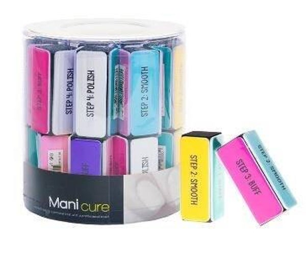 Manicure 4 staps nagel polijst en vijlblok   per st     06TREF01278