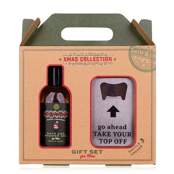 MEN'S COLLECTION XMAS badset met flesopener 23ACC6058240