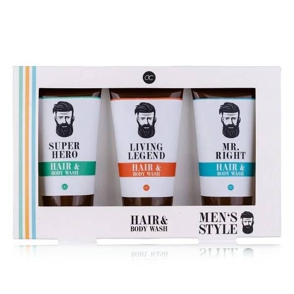MEN'S STYLE badset 3x100ml hair & body wash 23ACC6057642