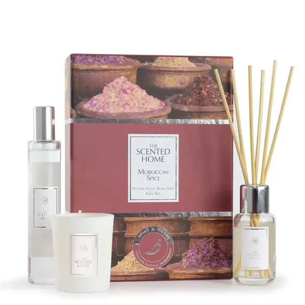 MOROCCAN SPICE Gift Set - Diffuser, kaars en roomspray 09ABSHSET044