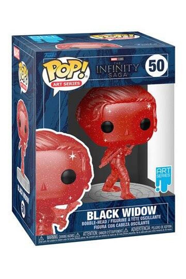 Infinity Saga POP! Artist Series Vinyl Figure Black Widow (Red)