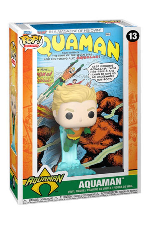 DC Comics POP! Comic Cover Vinyl Figure Aquaman 9 cm