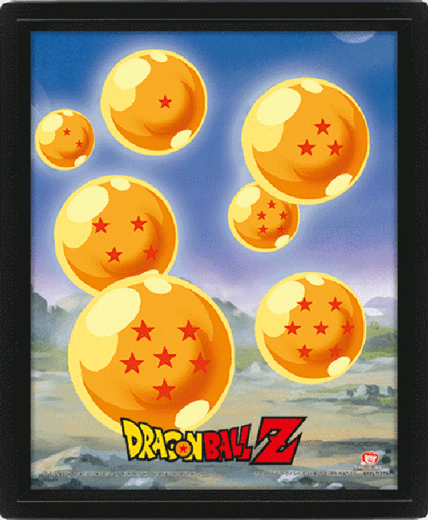 Dragon Ball Z Shenron Unleashed - Framed 3D Poster