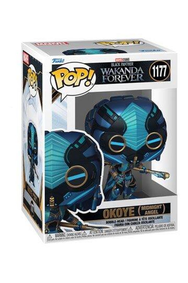 Black Panther: Wakanda Forever POP! Marvel Vinyl Figure Okoye (Midnight Angel) 9 cm