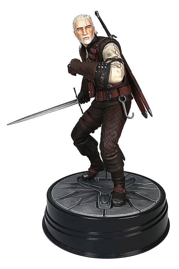 Witcher 3 Wild Hunt PVC Statue Geralt Manticore 20 cm Statues Witcher, The