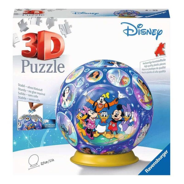Disney 3D Puzzle Ball Characters (72 pieces)