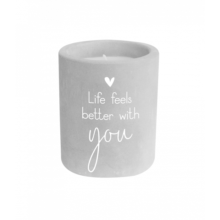 Cement candle - Better with you