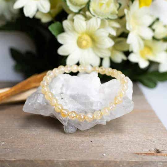 Edelsteen Armband Citrien Geel