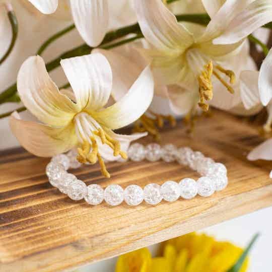 Edelsteen Armband Iris Bergkristal