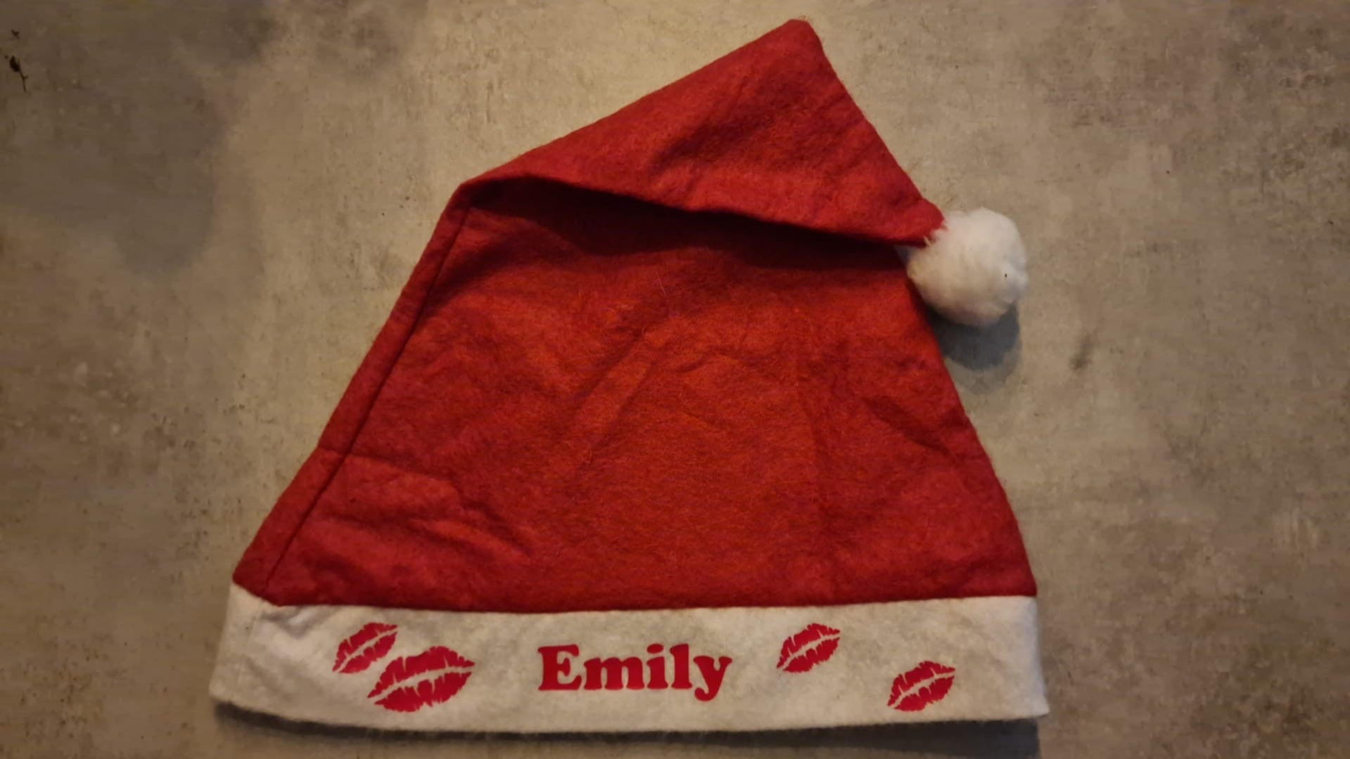 Kerstmuts met eigen tekst