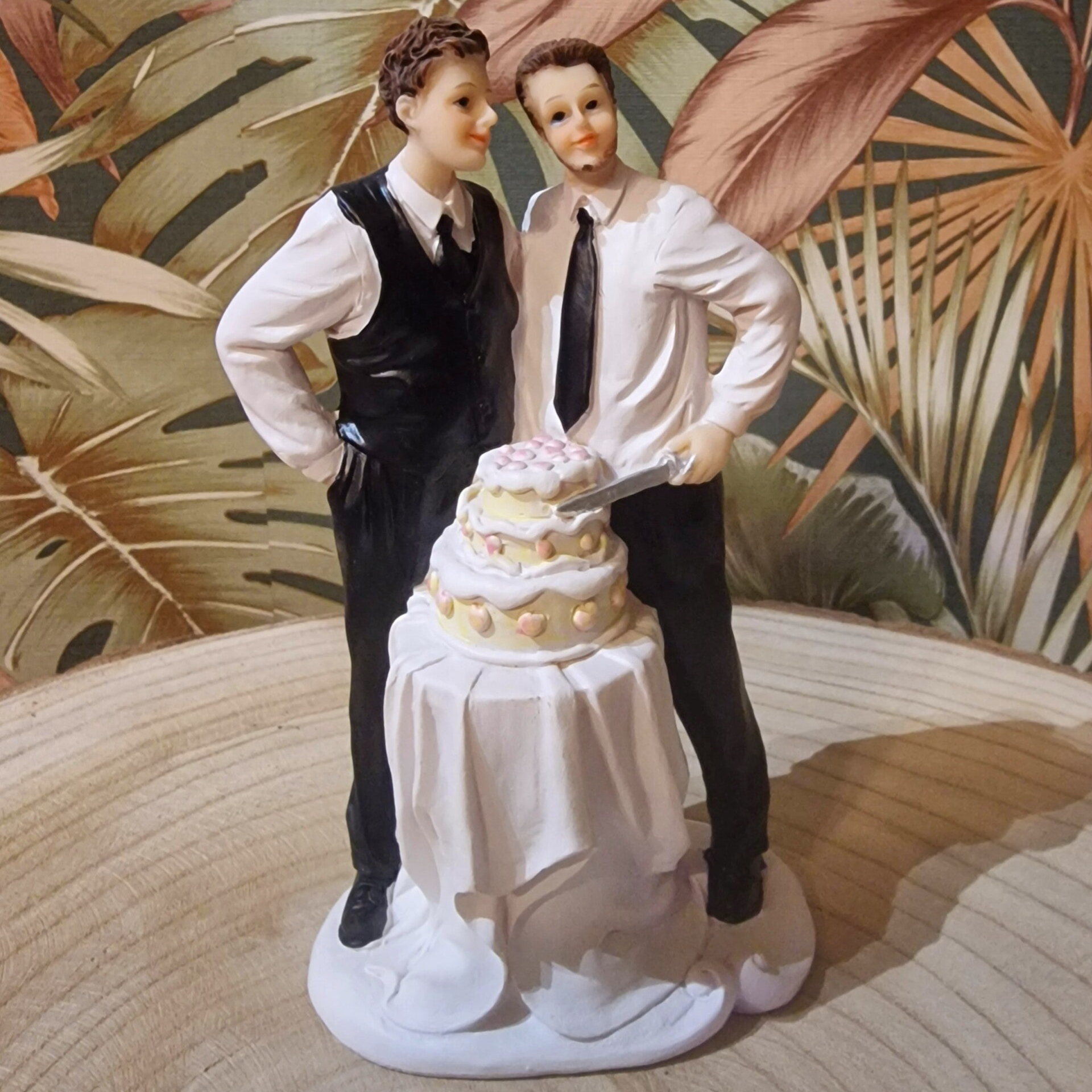 Taarttopper/Beeld mannen 17cm