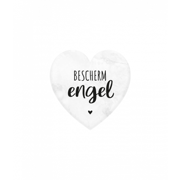 Marmeren hartjes - Beschermengel