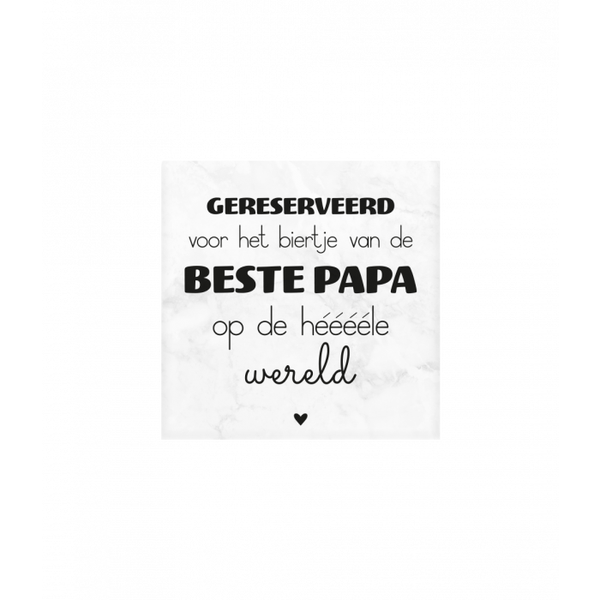 Marmeren onderzetters - Papa