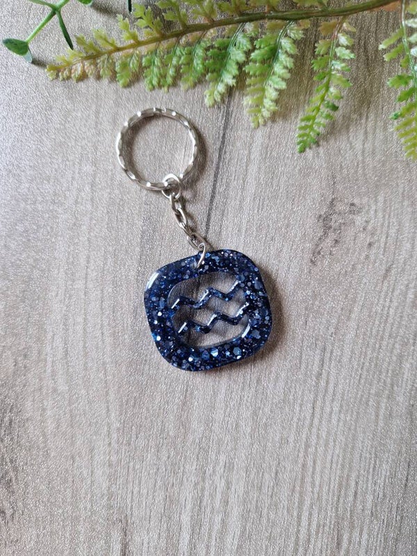 Porte-clés verseau,