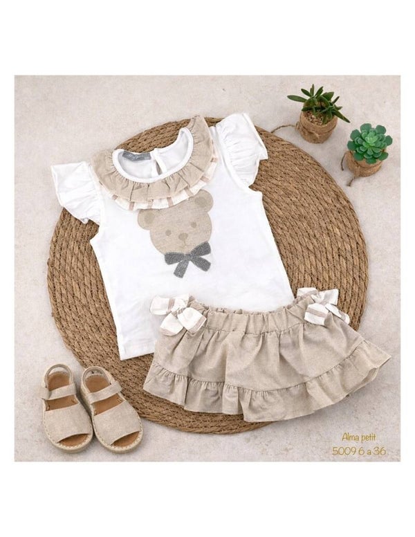 CONJUNTO ALMA BEBE OSITO LINO