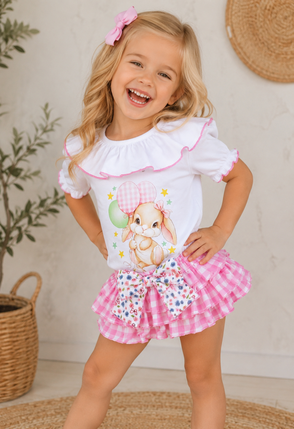 CONJUNTO OSITA BEBE ROSA