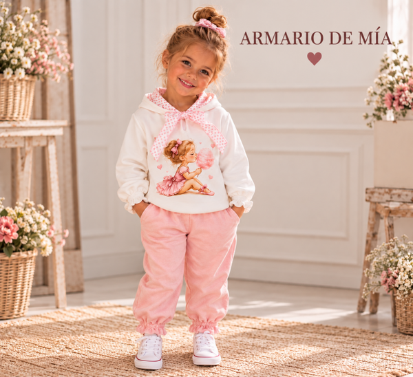 CHÁDAL ALGODÓN DE AZÚCAR ROSA