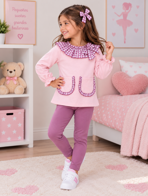 COLECCION ENCANTADA ROSA BEBE Y EMPOLVADO