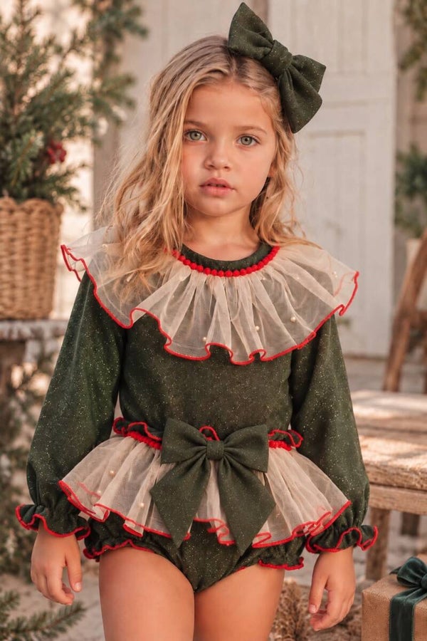CONJUNTO NOËL VERDE COSTURA
