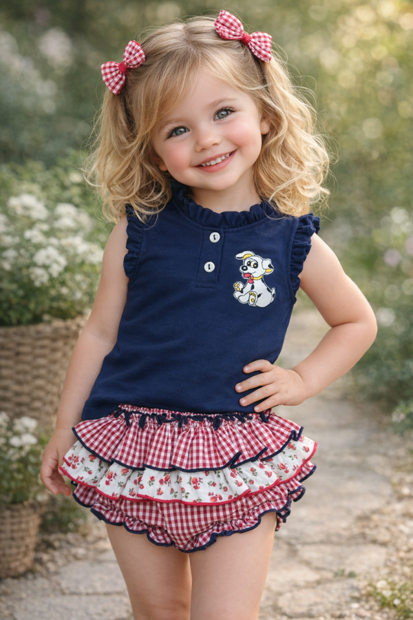 CONJUNTO POLO PERRITO MARIELA CHIC