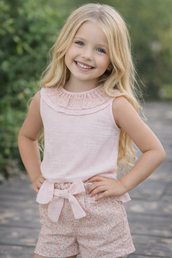 CONJUNTO BAMBULA NIÑA ROSA