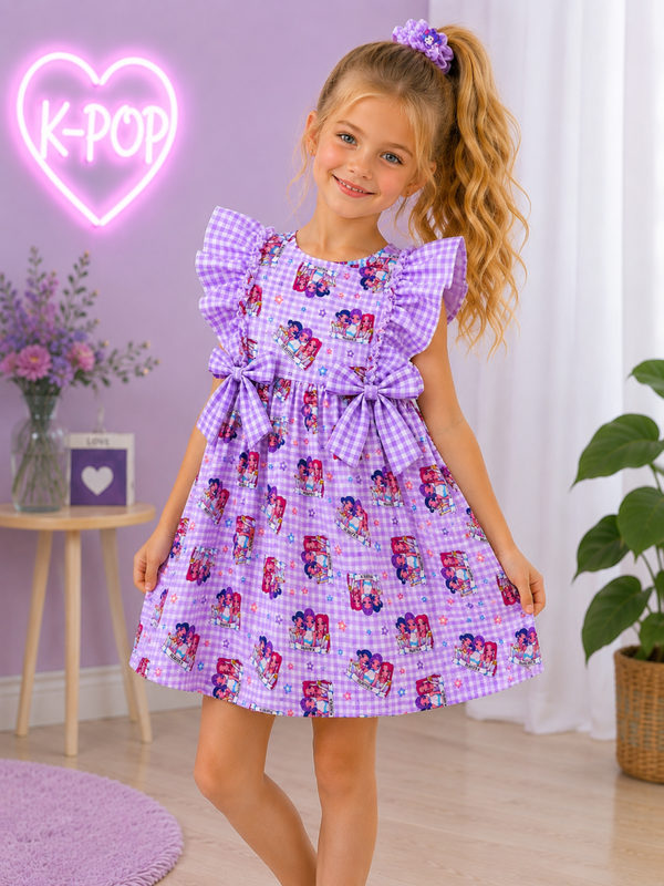 VESTIDO KPOP COSTURA