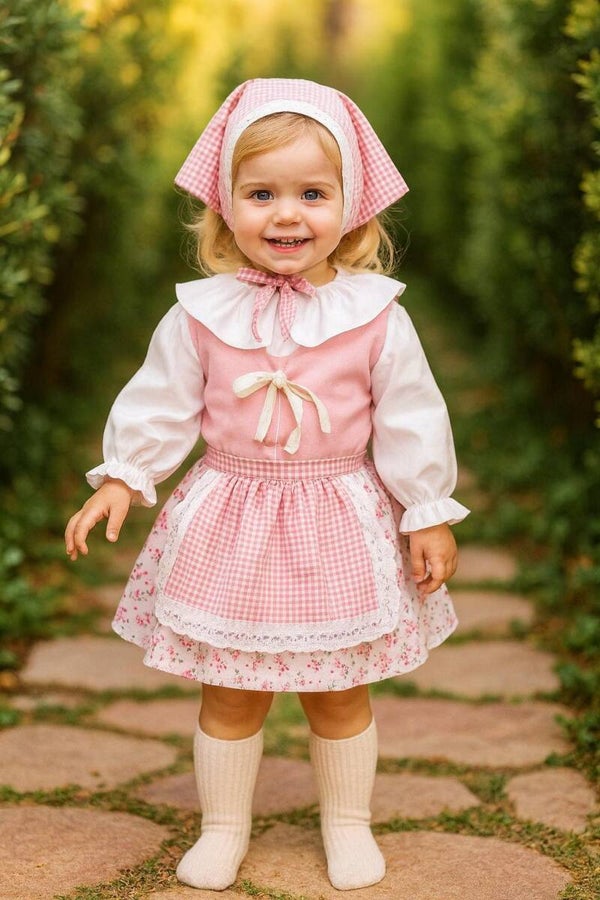 CONJUNTO PASTORA ROSA BEBE