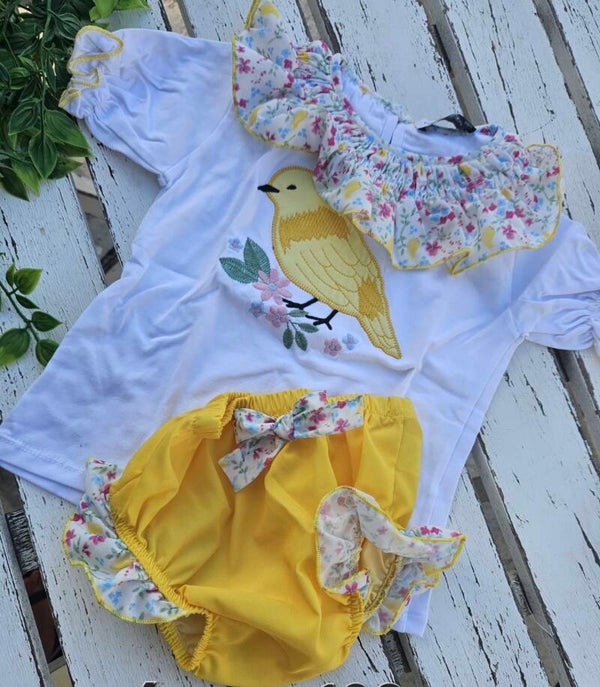 CONJUNTO PAJARITO AMARILLO