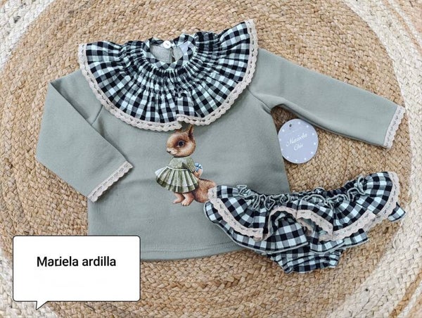 CONJUNTO ARDILLA MARIELA VERDE