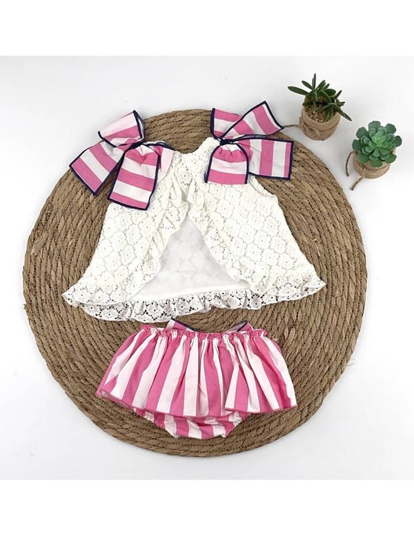 CONJUNTO DIVERCHIC BLONDA FUCSIA