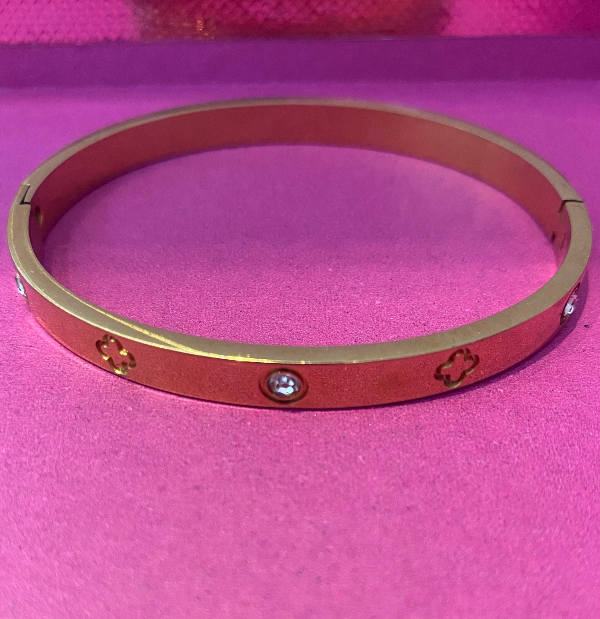 Bangle met diamantjes