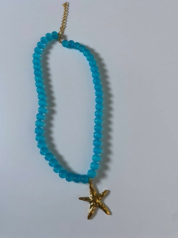 Bubble ketting blauw