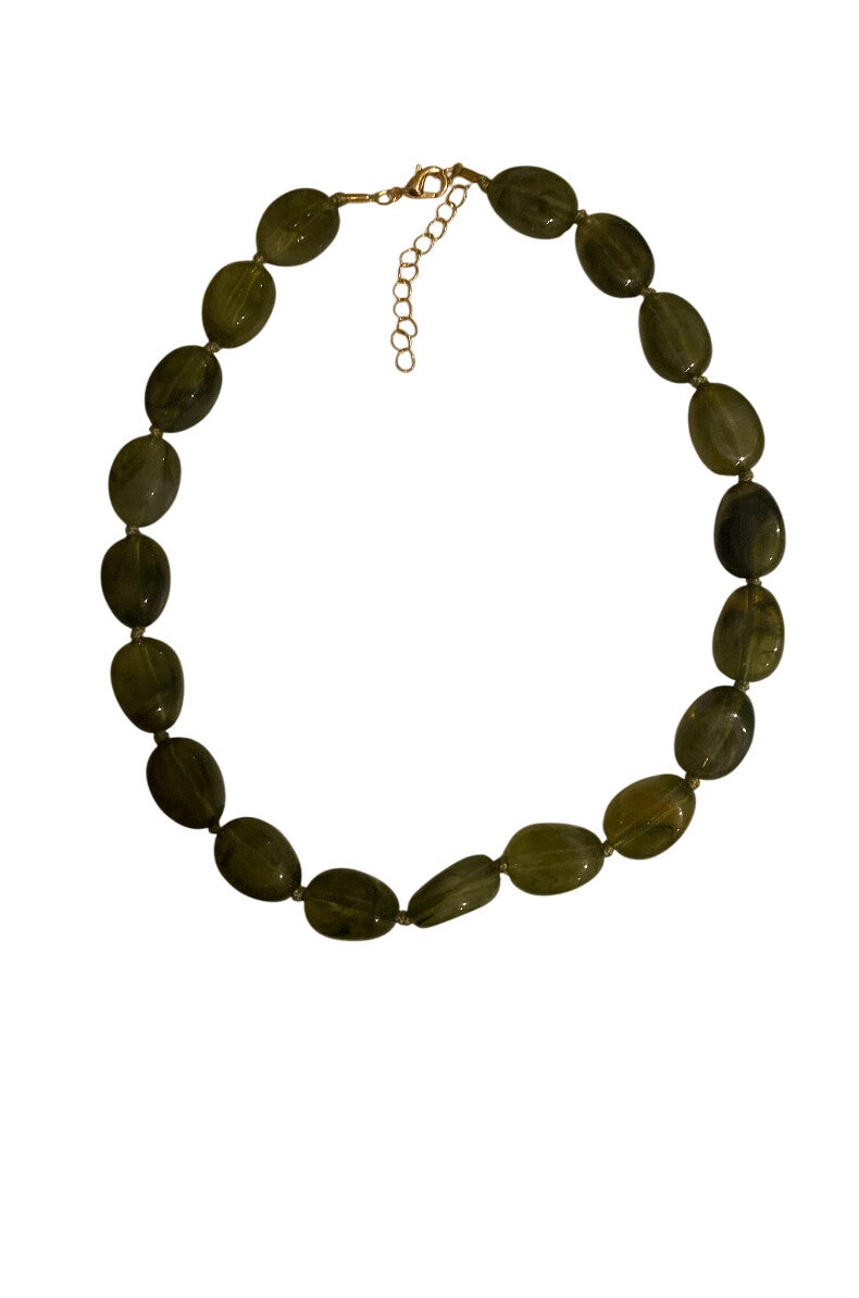 Ketting groene steentjes