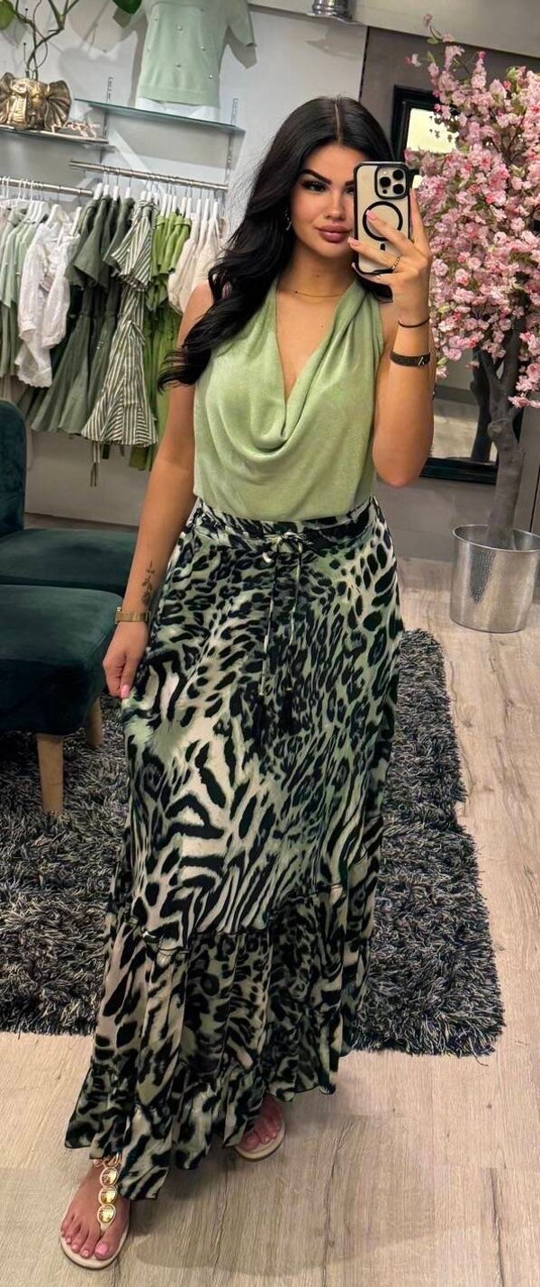 Waterval top groen