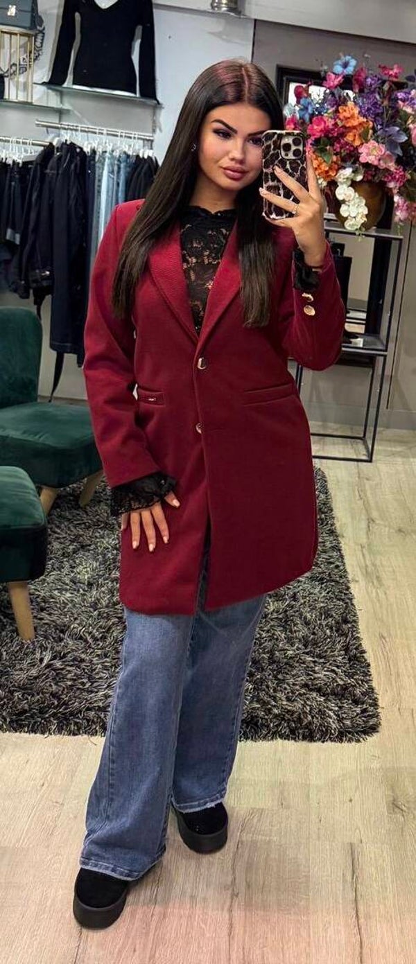 Blazer Yara bordeaux