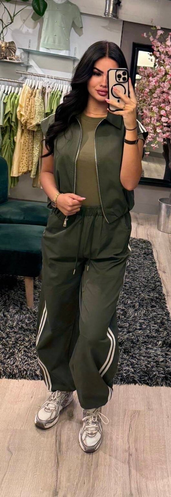 Gilet ambika groen