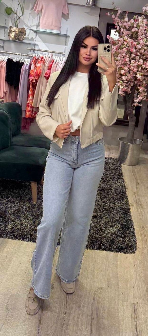 Beige blazer