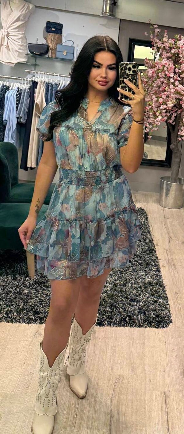 Summertime blue leave