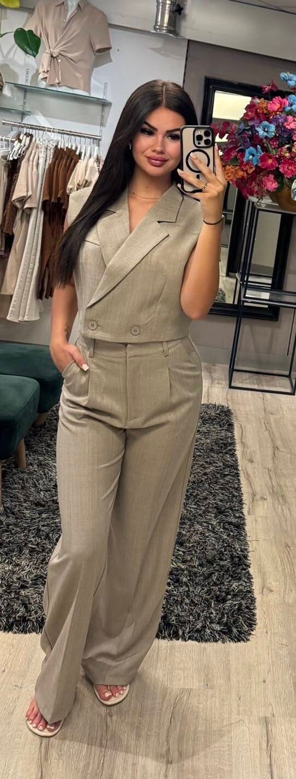 Gilet taupe