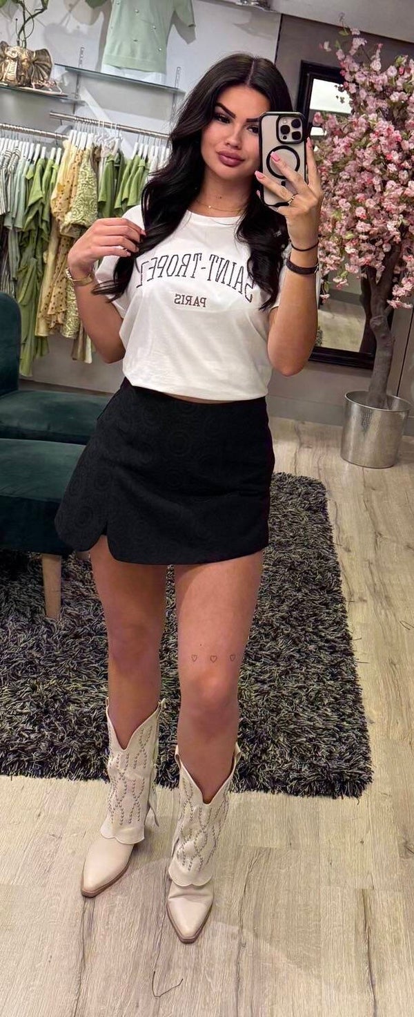 Skort chara zwart